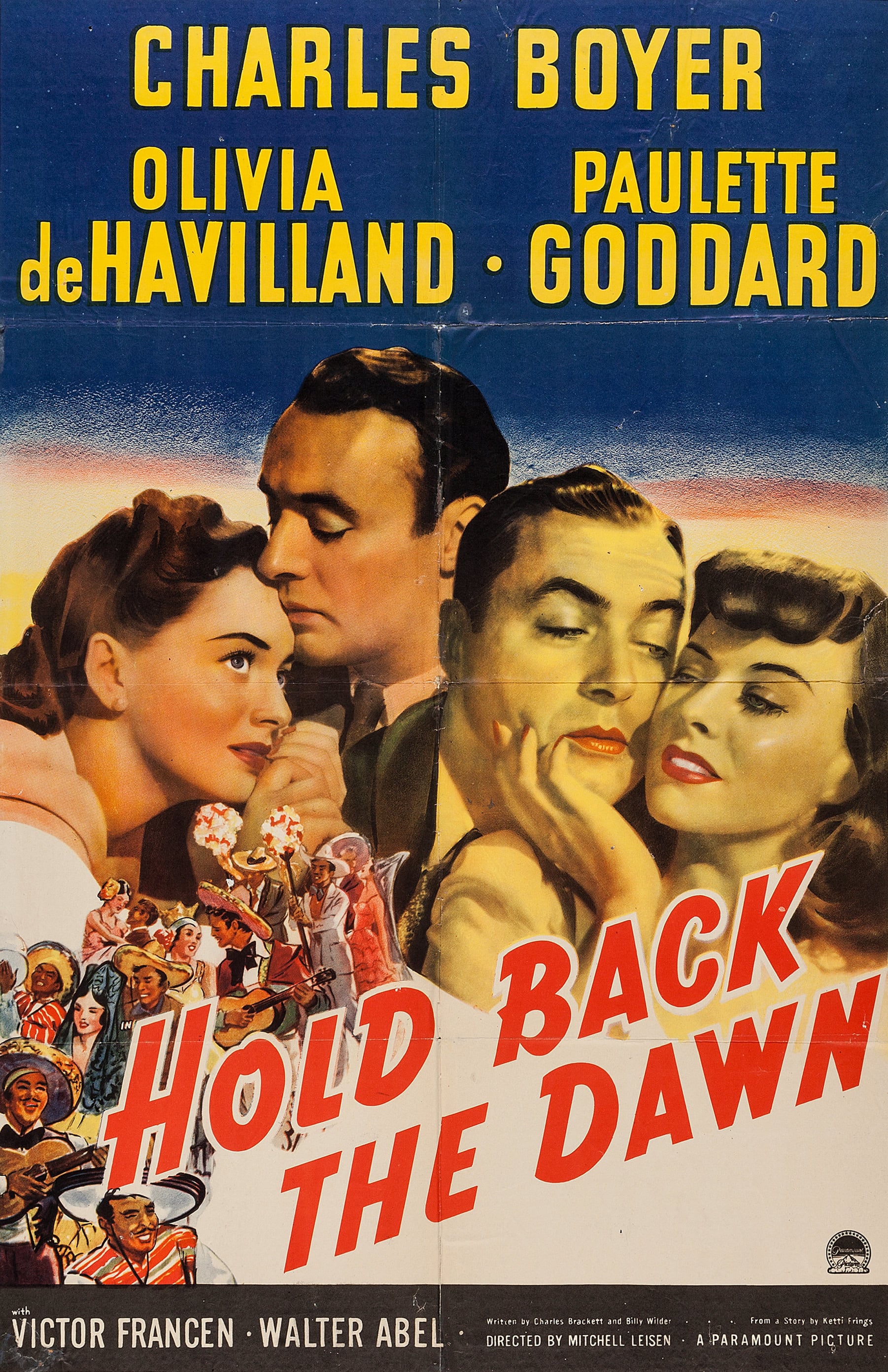 1941 Hold Back the Dawn movie poster